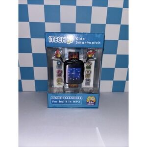 Itech Jr. Kids Smartwatch Bonus Earphones for MP3 Player 25+ Games NEW SEALED!